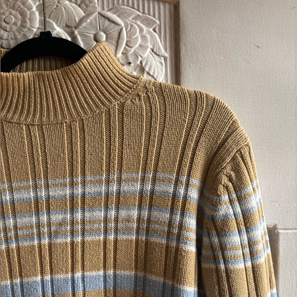 Striped Turtleneck Sweater - Picture 2 of 6